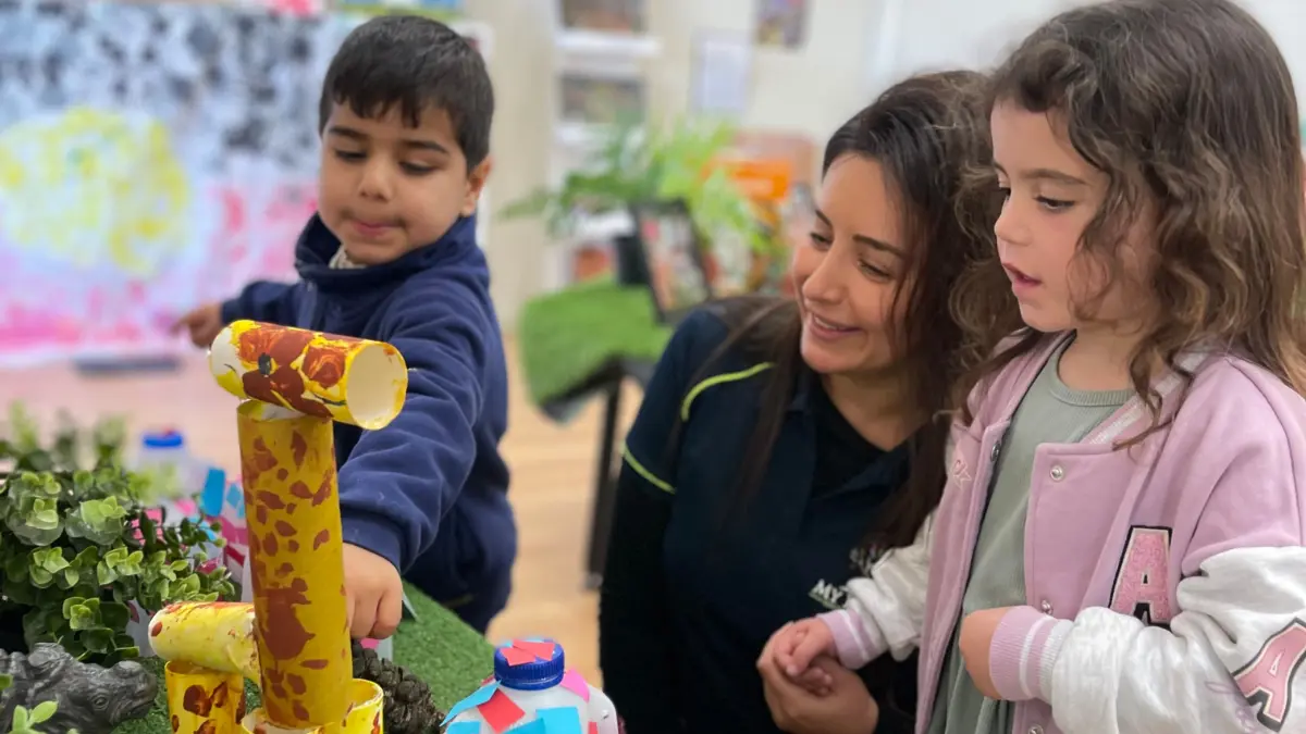 Children engaged in creative play at My Best Me Early Learning Academy